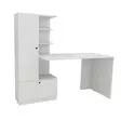 Skrivbord Hanah Home Domingos Vit Spånskiva 149,5x140x61,8 cm - Skrivbord - 8681875447125 - 3