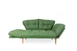 3-sits bäddsoffa Atelier del Sofa Nina Grön Linne 190x60x40 cm - Bäddsoffor - 8681875833485 - 5