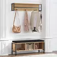 Hallmöbel Hanah Home Shana Ek Spånskiva 100x43x35 cm - Klädhängare - 8681875933185 - 2