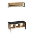 Hallmöbel Hanah Home Shana Ek Spånskiva 100x43x35 cm - Klädhängare - 8681875933185 - 3