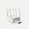 Sängbord Hanah Home Tekoba Vit Spånskiva 42x52x41 cm - Nattduksbord - 8682870763975 - 3