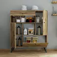 Förvaringsskåp Hanah Home Hercules 3100 Valnöt Spånskiva 105x120x35 cm - Skåp och byråer - 8683342214575 - 3