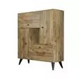 Förvaringsskåp Hanah Home Hercules 3100 Valnöt Spånskiva 105x120x35 cm - Skåp och byråer - 8683342214575 - 4
