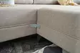 Hörnbäddsoffa Atelier del Sofa Eris Cream Polyester Linne 300x202x78 cm - Soffor - 8682870658905 - 5