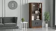 Bokhylla Hanah Home Vo4 Ba Valnöt Antracit Spånskiva 63,6x140x37,6 cm - Bokhyllor - 8683342404945 - 3