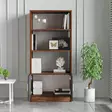 Bokhylla Hanah Home Vo4 Ba Valnöt Antracit Spånskiva 63,6x140x37,6 cm - Bokhyllor - 8683342404945 - 4