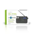 DAB+ Radio | Portabel design | DAB+ / FM | 1.3 " | Svart Blå Skärm | Batteridriven / USB ström | Digital | 3.6 W | Bluetooth® | Hörlursuttag | Väckarklocka | Sov timer | IP20 | Svart - Radioapparater - 5412810320295 - 66