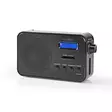 DAB+ Radio | Portabel design | DAB+ / FM | 1.3 " | Svart Blå Skärm | Batteridriven / USB ström | Digital | 3.6 W | Bluetooth® | Hörlursuttag | Väckarklocka | Sov timer | IP20 | Svart - Radioapparater - 5412810320295 - 41
