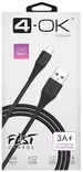 Datakaapeli USB-C 3A 1m, 4-OK - USB-C-kablar - 8428728108785 - 1