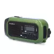 Nödradio | Portabel design | DAB+ / FM | Batteridriven / Handvev / Solar Powered / USB ström | Alarmklockfunktion | Grön / Svart - Radioapparater - 5412810444175 - 40