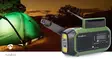 Nödradio | Portabel design | DAB+ / FM | Batteridriven / Handvev / Solar Powered / USB ström | Alarmklockfunktion | Grön / Svart - Radioapparater - 5412810444175 - 90