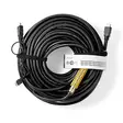 High Speed HDMI kabel med Ethernet | HDMI Kontakt | HDMI Kontakt | 4K@30Hz | 18 Gbps | 40.0 m | Rund | PVC | Svart | Tag - HDMI-kablar - 5412810295135 - 66
