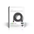 High Speed HDMI kabel med Ethernet | HDMI Kontakt | HDMI Kontakt | 4K@30Hz | ARC | 10.2 Gbps | 15.0 m | Rund | PVC | Antracit | Låda - HDMI-kablar - 5412810264445 - 66