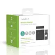 Trådlösa dörrklockan | Batteridriven | 3 V DC | 1x CR2032 | Volym: 80 dB | Signalområde: 300 m | IP44 | 36 Melodier | 1 Mottagare | Svart - Dörrklockor och dörrkameror - 5412810328055 - 69