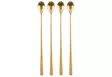 Smoothie sked stål guld 4 st - Bestick och serveringsredskap - 6410416029955 - 1