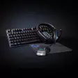 Gaming Combo Kit | 5-i-1 | Tangentbord, headset, mus och musmatta | Svart | QWERTZ | DE Layout - Spelprodukter - 5412810411405 - 1