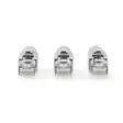 RJ45-kontakt | RJ45 Pass Through | Solid/strängad FTP CAT6a | Rak | Guldplaterad | 10 st. | Polycarbonate | Grå / Svart / Vit | Låda - Dator och nätverk - 5412810336395 - 11