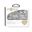 RJ45-kontakt | Hane | Solid UTP CAT6 | Rak | Guldplaterad | 10 st. | PVC | Grå | Låda - Dator och nätverk - 5412810265695 - 66
