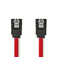 SATA kabel | 3 Gbps | SATA 7-Pin Hona | SATA 7-Pin Hona | Nickelplaterad | 0.50 m | Platt | PVC | Röd | Låda - Dator och nätverk - 5412810422265 - 1