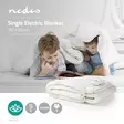 Elektrisk Filt | Filt | 1 Person | 150 x 80 cm | 3 Värmeinställningar | Tvättbar | Överhettningsskydd | Polyester / Syntetisk - Nedis produkter - 5412810316915 - 5