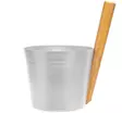 Saunakiulu Rento 5 L alumiini - Bastutextilier och bastutillbehör - 6410412613165 - 1