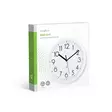Väggklocka | Diameter: 220 mm | Plast | Vit - Klockor - 5412810454495 - 67