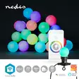 SmartLife Dekorativa Lampor | Festljus | Wi-Fi | RGB / Vit | 20 LED's | 10.0 m | Android / IOS | Glödlampediameter: 50 mm - Dekorationsljus - 5412810404315 - 5