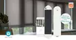 SmartLife Robot med Gardin | Kabelsystem | Panelgardiner / Romerska persienner / Rullgardiner | Solar Powered / Strömadapter | 2000 mAh | Bluetooth® | Vit - Övrig automation och fjärrstyrning - 5412810419715 - 90