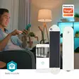 SmartLife Robot med Gardin | Kabelsystem | Panelgardiner / Romerska persienner / Rullgardiner | Solar Powered / Strömadapter | 2000 mAh | Bluetooth® | Vit - Övrig automation och fjärrstyrning - 5412810419715 - 52