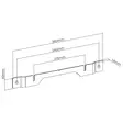 Soundbar Fäste | Kompatibel med: Sonos® Ray | Vägg | 2 kg | Fast | ABS / Stål | Svart - Högtalarstativ - 5412810419265 - 80
