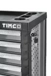 Timco 6 ltk 220-delad verktygsvagn med verktyg, grått skum - Verktygsvagnar - 6438014293035 - 4