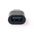 USB-C Adapter | USB 3.2 Gen 1 | USB-C Hane | USB-A Hona | 5 Gbps | Rund | Nickelplaterad | Svart | Låda - Dator och nätverk - 5412810289035 - 20