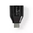 USB-C Adapter | USB 3.2 Gen 1 | USB-C Hane | USB-A Hona | 5 Gbps | Rund | Nickelplaterad | Svart | Låda - Dator och nätverk - 5412810289035 - 1