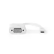 USB-C Adapter | USB 3.2 Gen 1 | USB-C Hane | VGA hona 15p | 1080p | 5 Gbps | 0.20 m | Rund | Nickelplaterad | PVC | Vit | Plastpåse - Dator och nätverk - 5412810319855 - 10