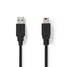 USB-kabel | USB 2.0 | USB-A Hane | USB Mini-B 5 pin Hane | 480 Mbps | Nickelplaterad | 2.00 m | Rund | PVC | Svart | Låda - Dator och nätverk - 5412810288885 - 2