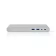 USB Dockningsstation | USB 3.2 Gen 1 | USB-C Hane | DisplayPort Hona / HDMI Utgång / RJ45 Hona / VGA hona 15p / 2x 3.5 mm, Hona / 2x USB-C / 4x USB-A | 0.20 m | Rund | Nickelplaterad | Flätad / Nylon | Vit | Window Box med Euro Lock - Dator och nätverk - 5412810329595 - 10