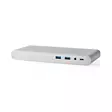 USB Dockningsstation | USB 3.2 Gen 1 | USB-C Hane | DisplayPort Hona / HDMI Utgång / RJ45 Hona / VGA hona 15p / 2x 3.5 mm, Hona / 2x USB-C / 4x USB-A | 0.20 m | Rund | Nickelplaterad | Flätad / Nylon | Vit | Window Box med Euro Lock - Dator och nätverk - 5412810329595 - 40