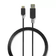 USB-kabel | USB 3.2 Gen 1 | USB-A Hane | USB-C Hane | 60 W | 5 Gbps | Guldplaterad | 1.00 m | Rund | PVC | Antracit | Kartong med fönster - Dator och nätverk - 5412810263615 - 1