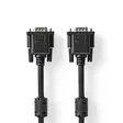 VGA-kabel | VGA Hane | VGA Hane | Nickelplaterad | Maximal upplösning: 1280x768 | 5.00 m | Rund | ABS | Svart | Label - Dator och nätverk - 5412810421305 - 1
