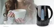 Vatten kokare | 1.7 l | Plast | Svart | Roterbar 360 grader | Dolt värmeelement | Strix® kontroll | Koka-tort funktion - Kaffebryggare och vattenkokare - 5412810329885 - 90