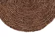 Vesihyasinttimatto ruskea 90 cm - Runda mattor - 6410413289505 - 2