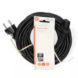 Strömkabel | Strömkontakt Hane | IEC-320-C13 | Rak | Rak | Nickelplaterad | 10.0 m | Rund | PVC | Svart | Label - Strömkablar och kontakter - 5412810425075 - 66