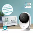 SmartLife Inomhus Kamera | 3MP Full HD 1296p | microSD (ingår inte) / Molnlagring (tillval) / Onvif | Med rörelsesensor | Nattsikt | Vit - Inomhuskameror - 5412810455065 - 51