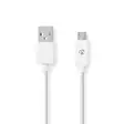 USB-kabel | USB 2.0 | USB-A Hane | USB-C Hane | 15 W | 480 Mbps | Nickelplaterad | 1.00 m | Rund | PVC | Svart | Label - Nedis produkter - 5412810481125 - 1