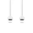 USB-kabel | USB 3.2 Gen 2 | USB-C Hane | USB-C Hane | 100 W | 4K@60Hz | 10 Gbps | Nickelplaterad | 1.00 m | Rund | PVC | Svart | Låda - Nedis produkter - 5412810481415 - 10