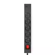 Gren kontakt | Jordad kontakt / Typ F (CEE 7/7) | 5-vägs | 1.50 m | 3680 W | 16 A | USB-anslutning | På / av-knapp | Svart - Förlängningskablar - 5412810481675 - 30