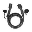 Elfordonskabel | Cable Type 2 | 32.0 A | 22000 W | 3-Faser | 5.00 m | Svart | Presentbox - Laddning av elbil - 5412810482085 - 30