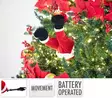 Animerad Jultomte Fotdekoration 35?cm – Rolig Batteridriven Rörlig Julfigur för Granen - Juldekorationer och textilier - 8720573756945 - 1