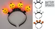 Halloween LED-ljuspannband pumpa design, batteridriven festtillbehör för vuxna och barn - Bärbara festtillbehör - 8721037550345 - 1