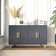Konsolbord Hanah Home Roger Antracit Spånskiva 120x73,6x29,6 cm - Byråer och skåp - 8684283501915 - 2